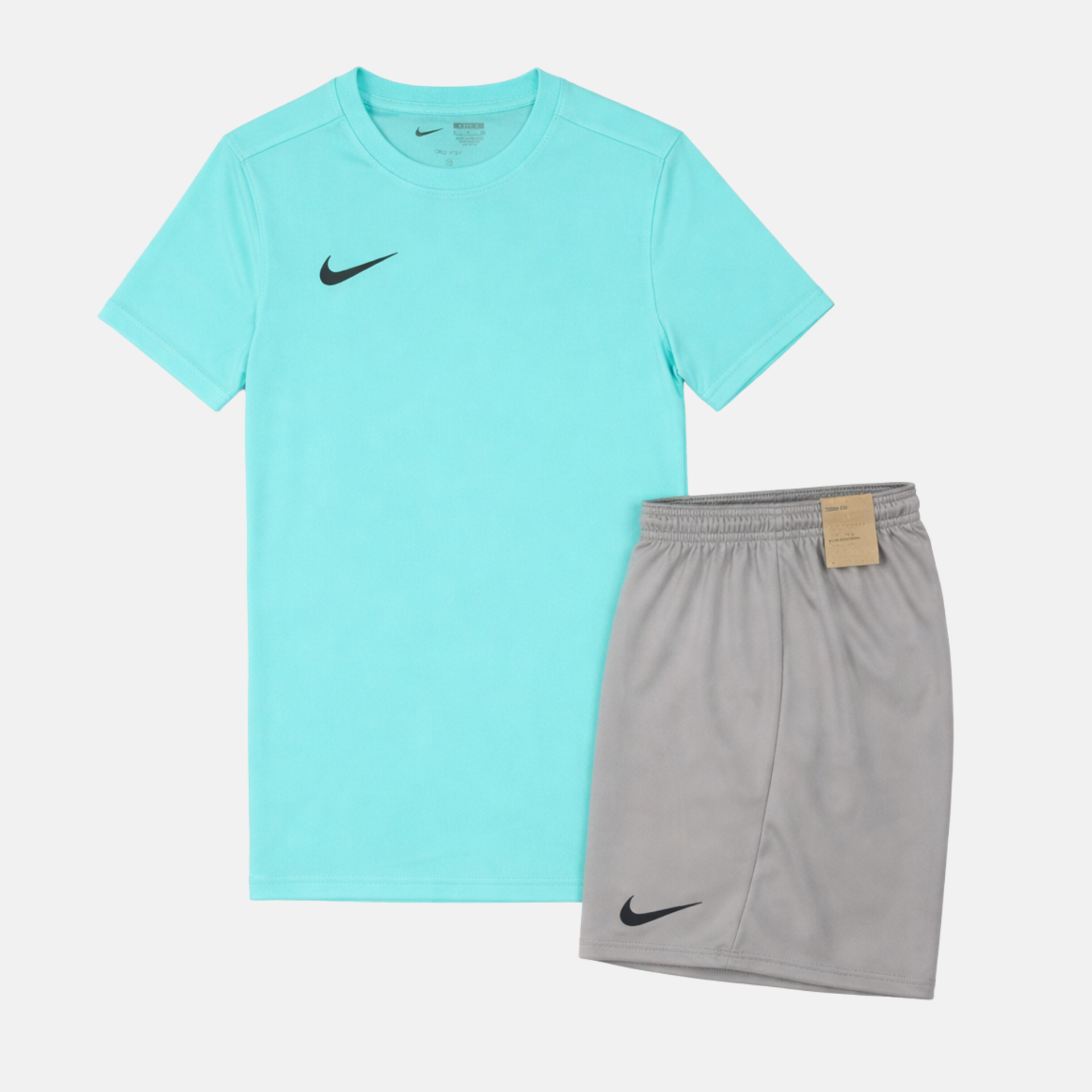 Dri Fit Tshirt Shorts Set Hyper Turquoise