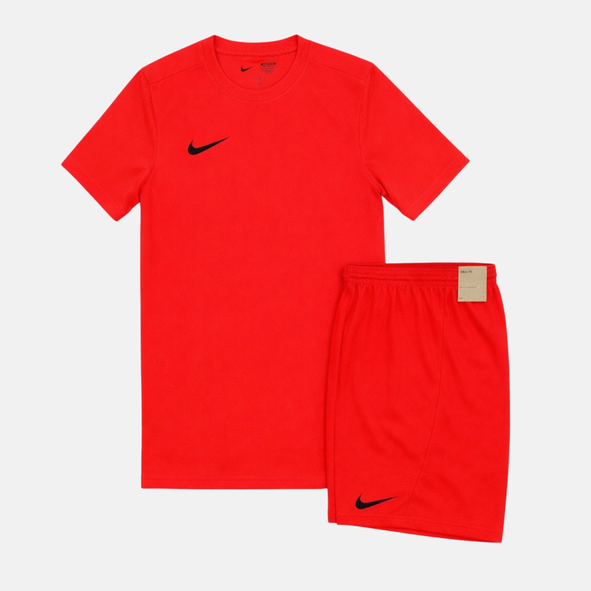 Dri Fit Tshirt Shorts Set Crimson