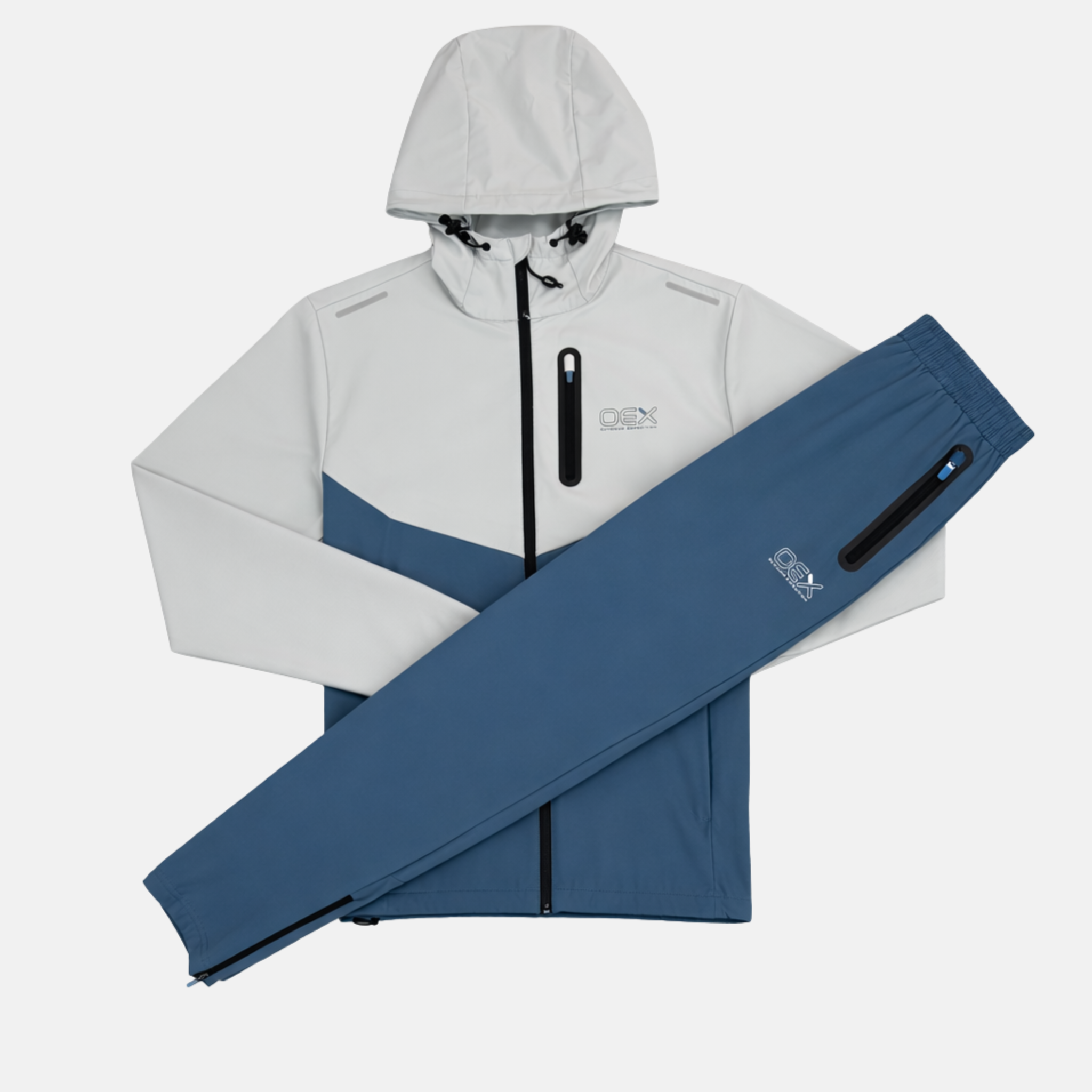 OEX Fell 2.0 Tracksuit - Grey Blue/Grey