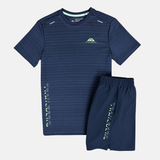 Trailberg Crest 3.0 T-Shirt / Shorts Set - Storm Blue