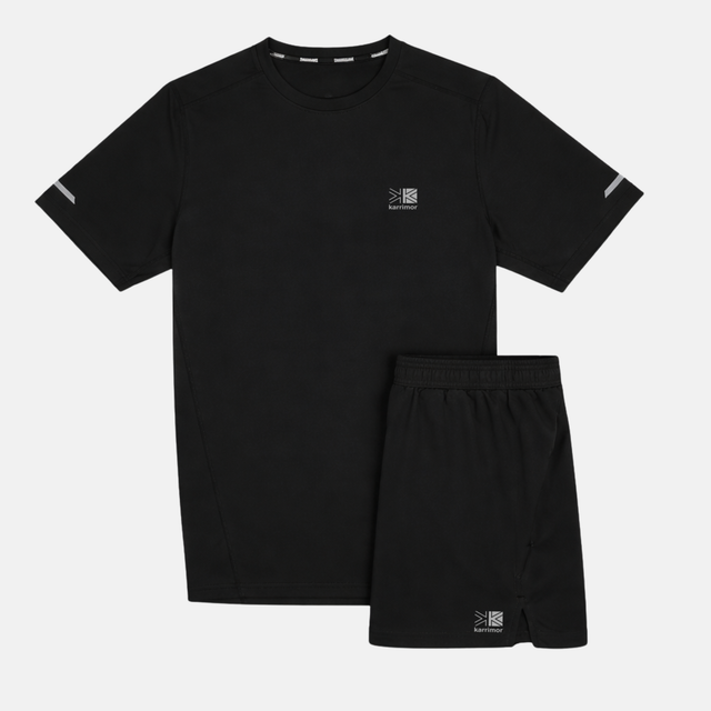 Karrimor Run T-Shirt / Shorts Set - Black