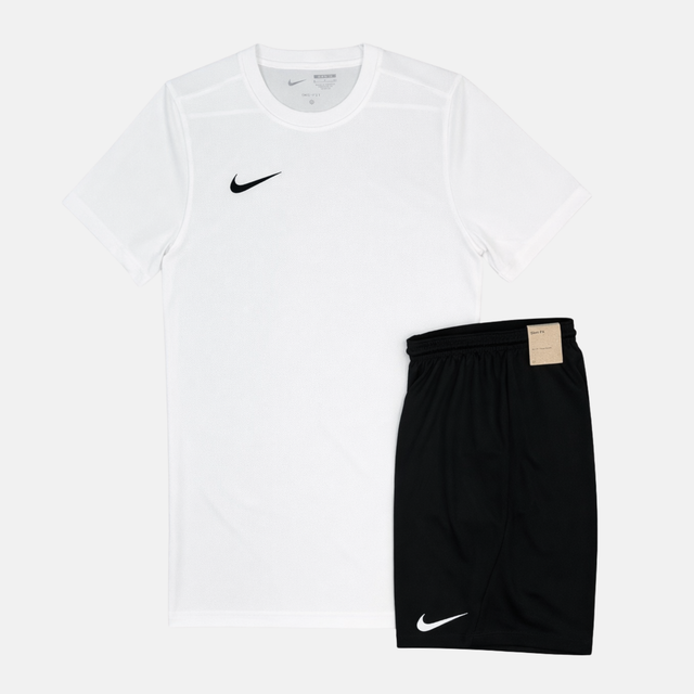 Nike Dri-Fit Tshirt / Shorts Set - White/Black