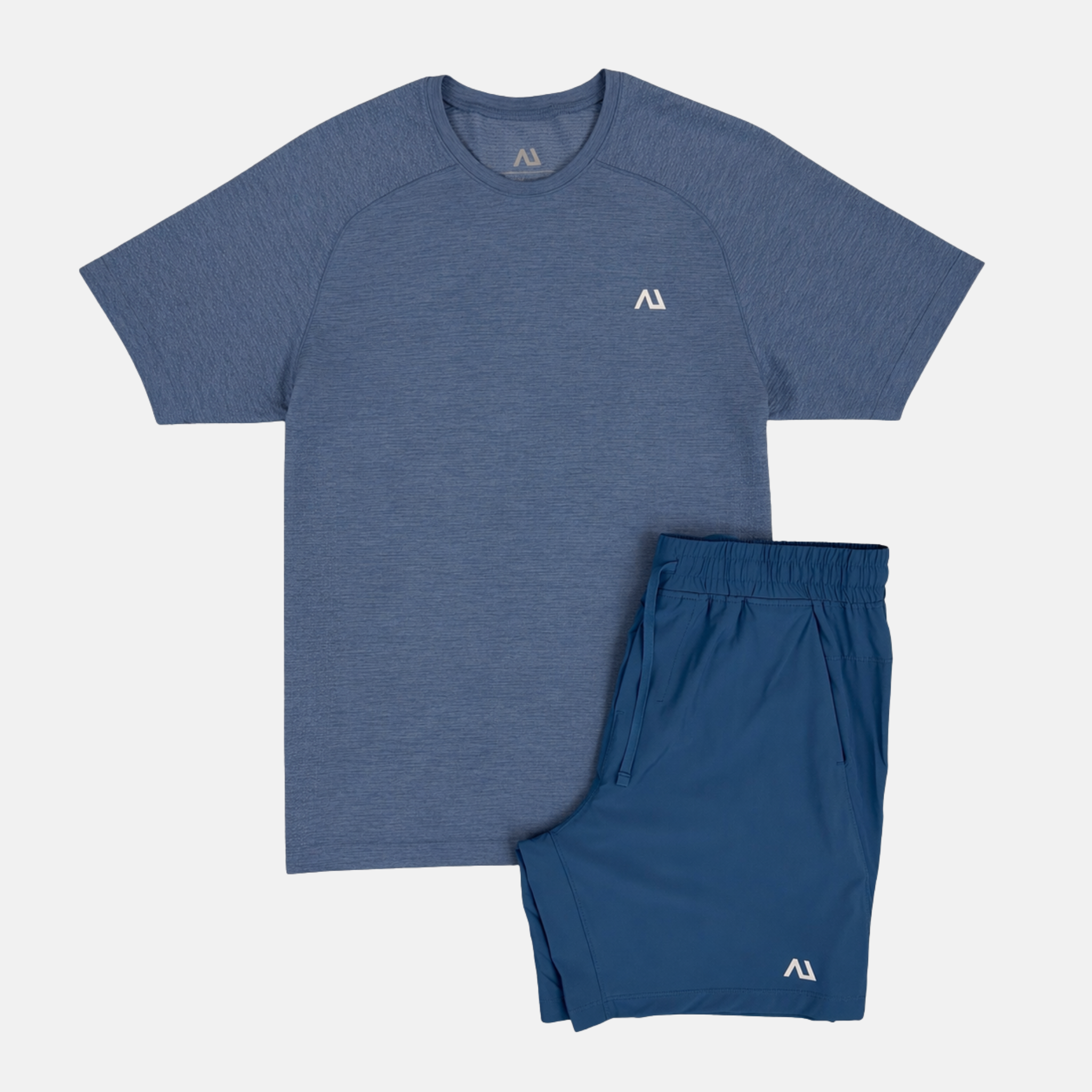 Agaru Form Core T-Shirt / Short Set - Cool Blue