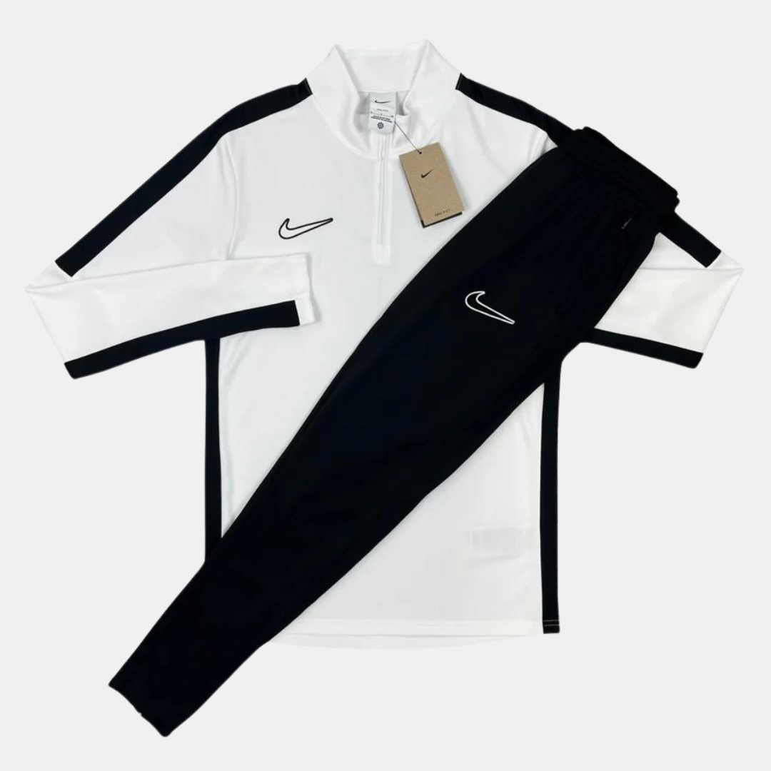 Nike academy tracksuit white discount