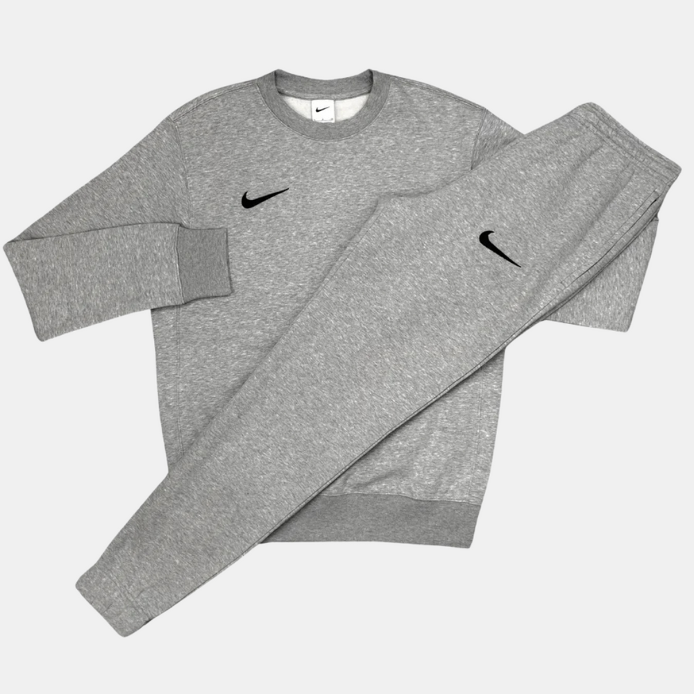 Nike Crew Neck Tracksuit - Grey â DripUnion