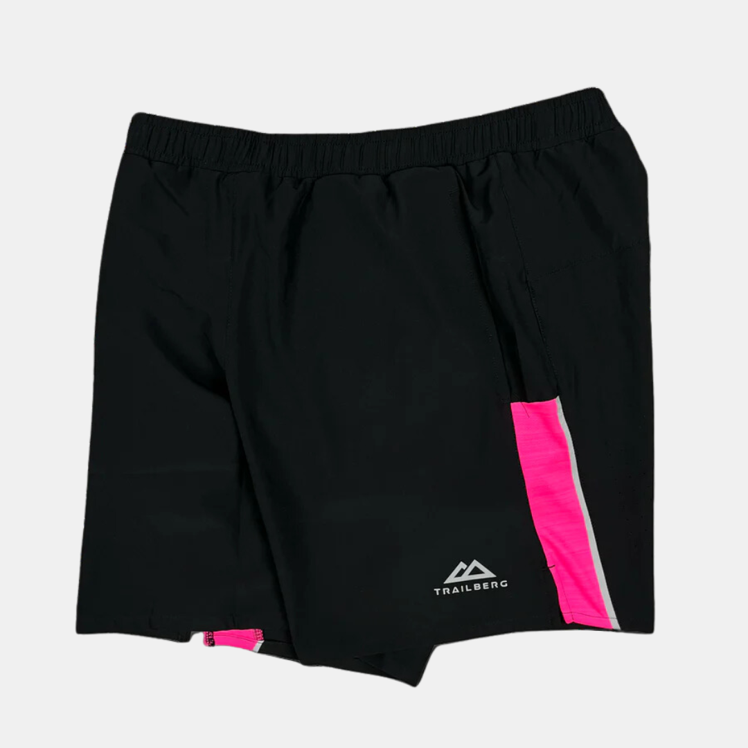 Trailberg Cloud 4.0 Shorts - Black/Pink