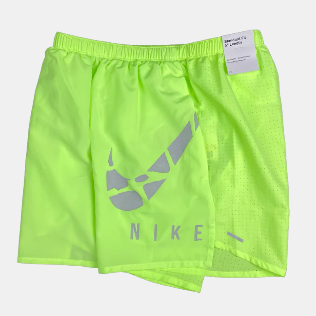 Nike Dri FIT Challenger Run Division Shorts Neon Volt