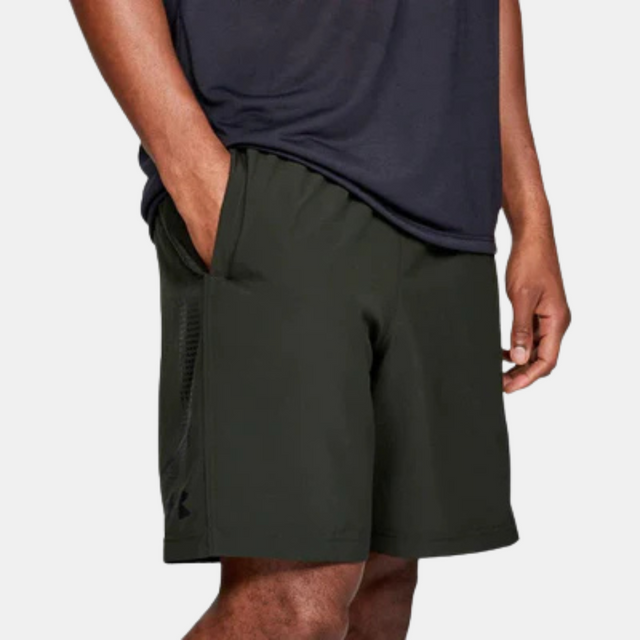 Under Armour Woven Graphic Shorts - Pine Green