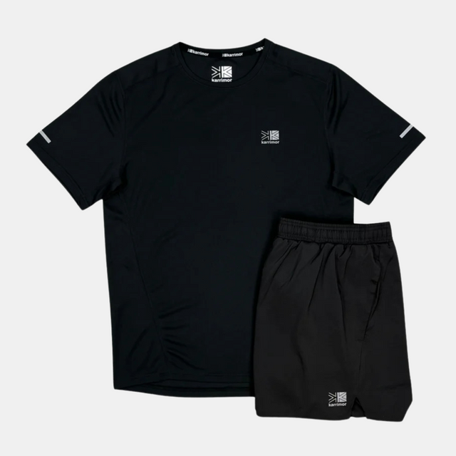 Karrimor Run T-Shirt / Shorts Set - Black