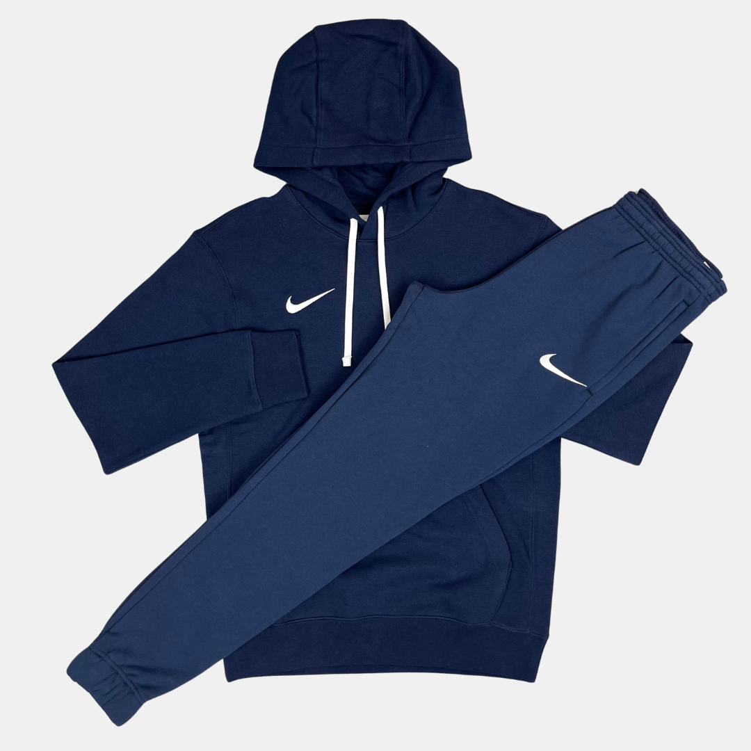 Nike Fleece Hoodie Pants Tracksuit Midnight Navy M S