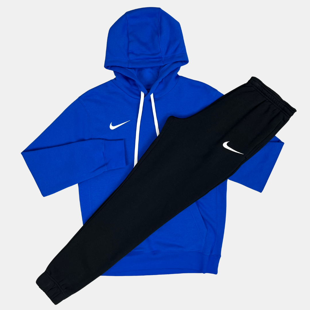 Nike black and blue tracksuit sales