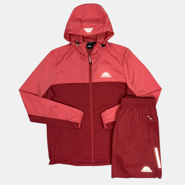 Trailberg Mentum Jacket / Shorts Set - Adobe Red / Pink