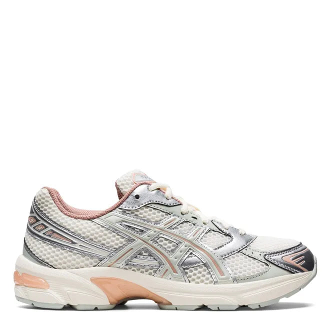 ASICS WOMEN'S S GEL 1130 SPORTSSTYLE TRAINERS - SILVER/NUDE
