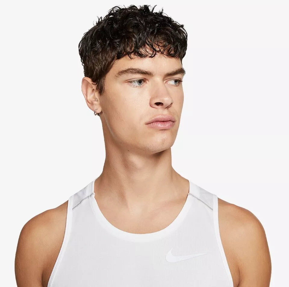 Nike Dri-Fit Miler 1.0 Vest - White