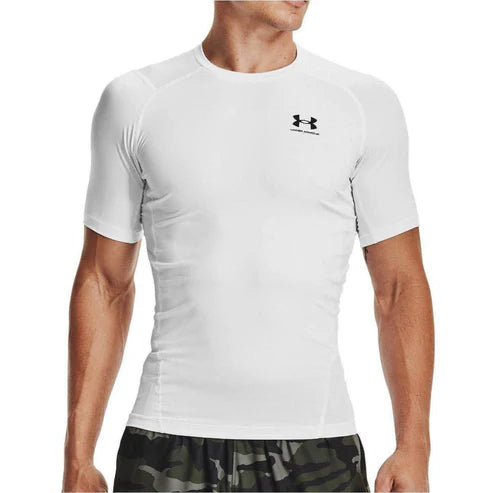 Under Armour HeatGear Compression T-Shirt - White