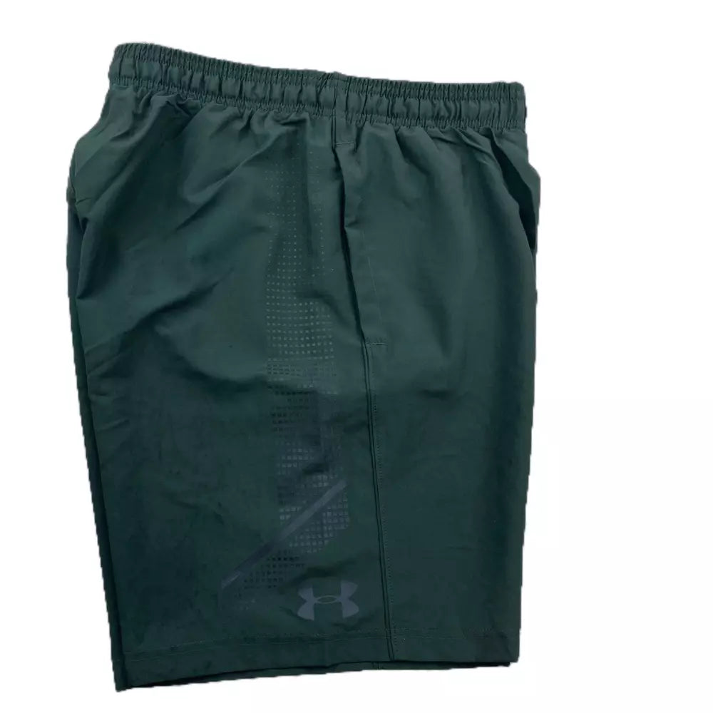 UNDER ARMOUR WOVEN GRAPHIC SHORTS - PINE GREEN