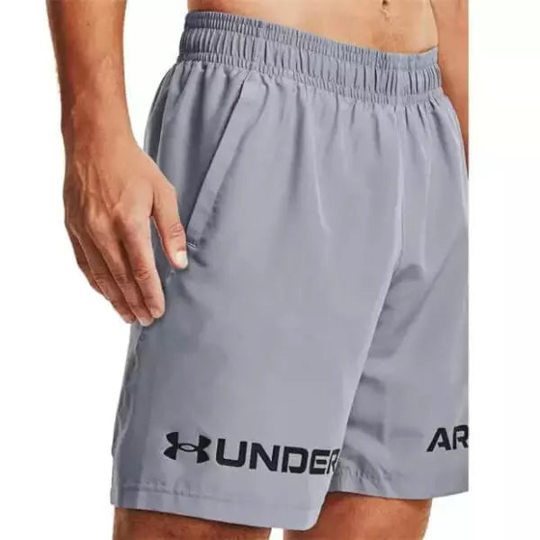 UNDER ARMOUR WOVEN GRAPHIC SHORTS - GREY