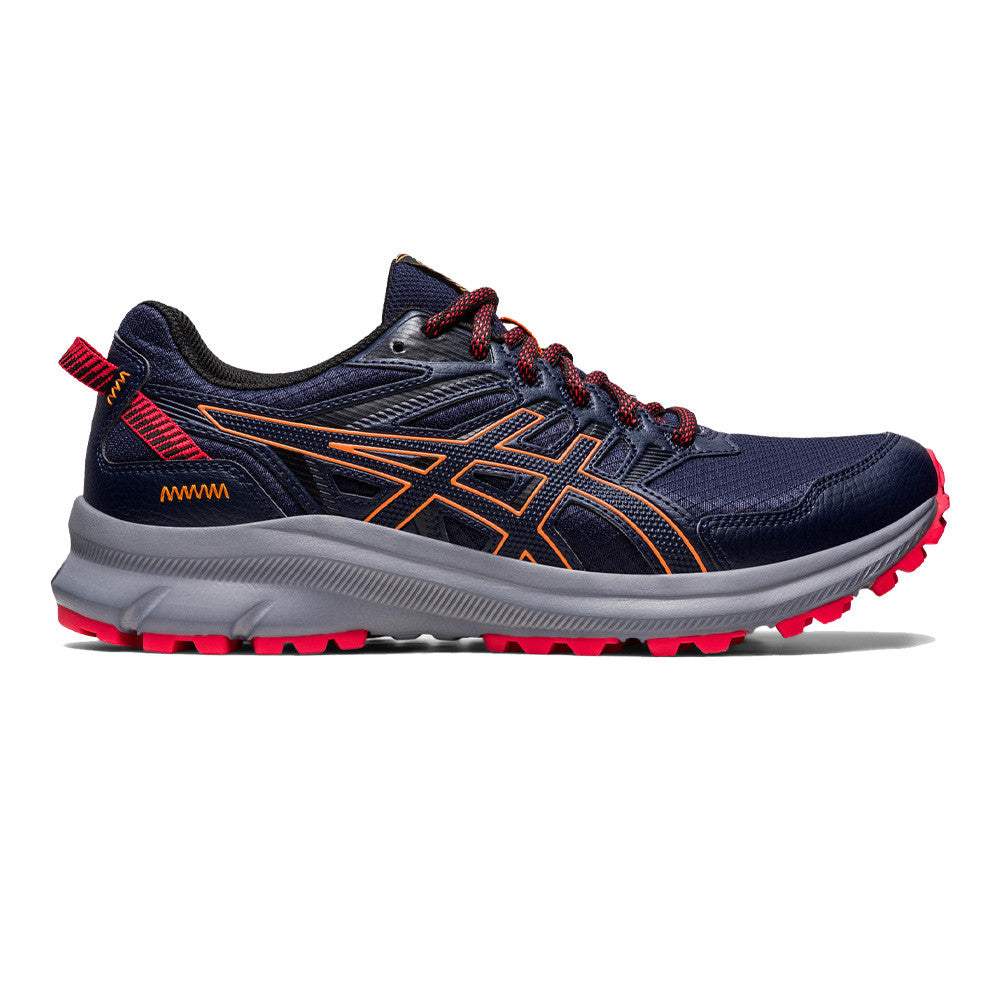 ASICS TRAIL SCOUT 2 TRAIL RUNNING SHOES - NAVY/ORANGE/RED