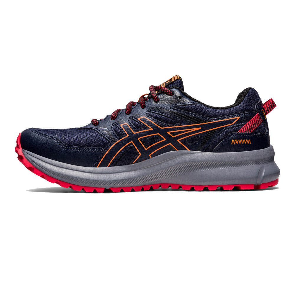 ASICS TRAIL SCOUT 2 TRAIL RUNNING SHOES - NAVY/ORANGE/RED