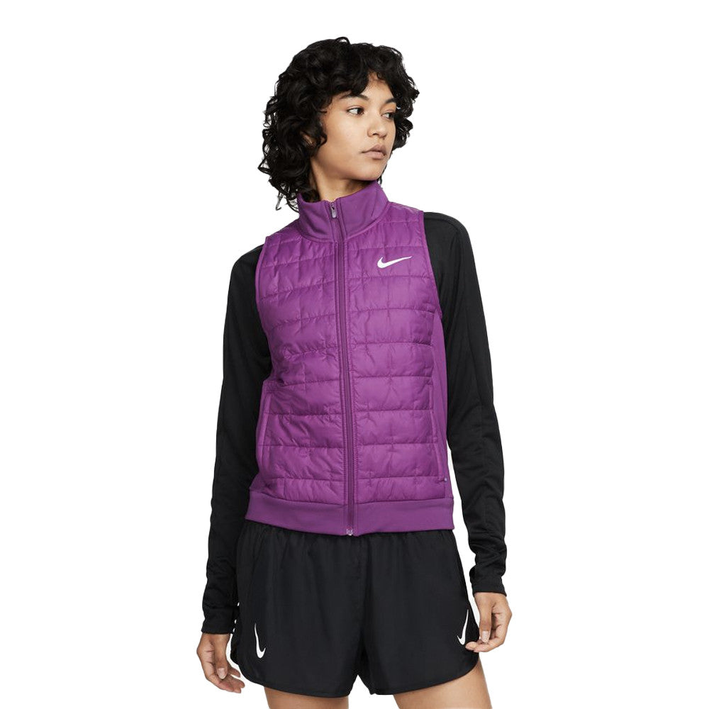 NIKE THERMA-FIT ADV DOWN-FILL WOMEN'S RUNNING GILET -  PURPLE