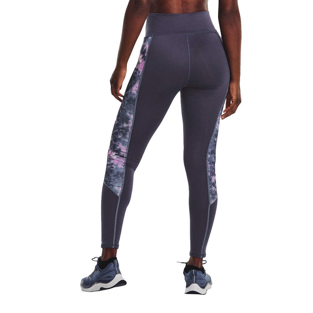 UNDER ARMOUR WOMEN'S THERMA COLD LEGGINGS - GALAXY/GREY