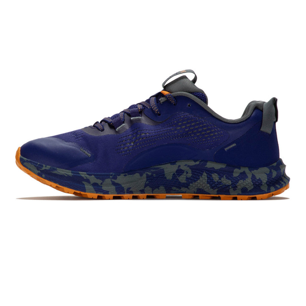 UNDER ARMOUR CHARGED BANDIT TRAIL 2 TRAIL RUNNING SHOES - SONAR BLUE / ORANGE
