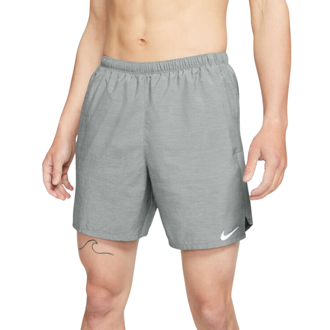 NIKE CHALLENGER BRIEF-LINED SHORTS 5" - GREY