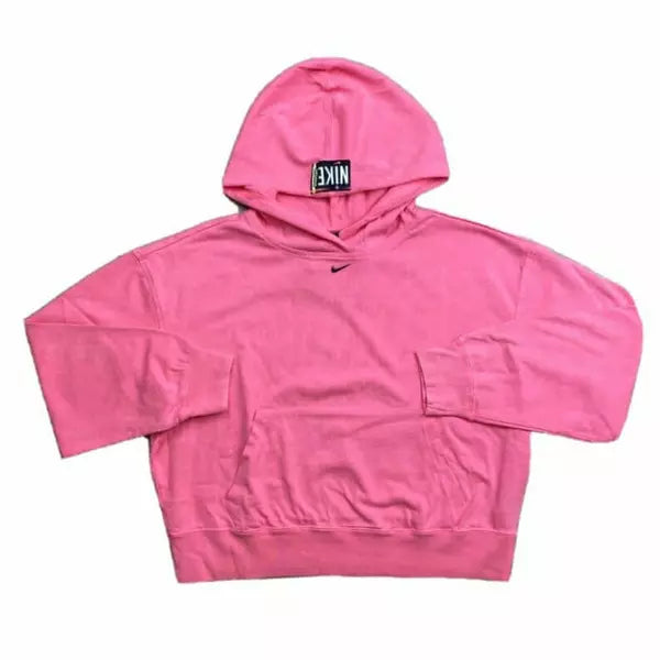 Pink nike sweatshirt womens sales