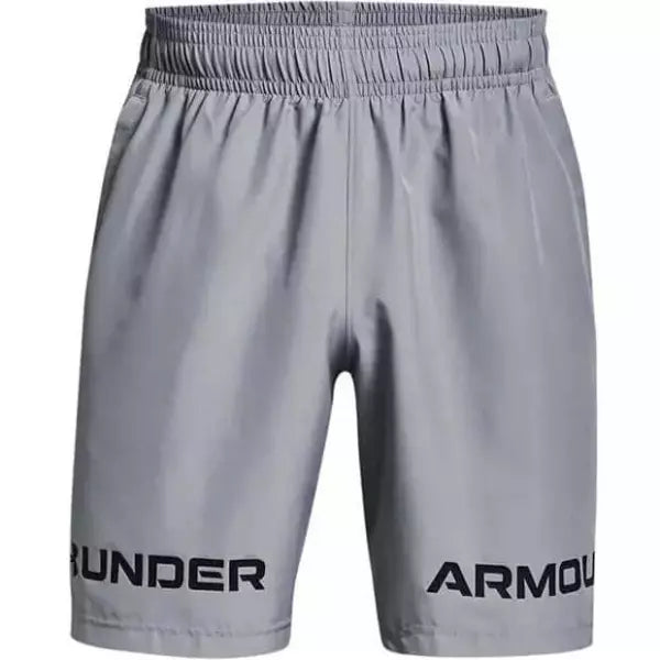 UNDER ARMOUR WOVEN GRAPHIC SHORTS - GREY