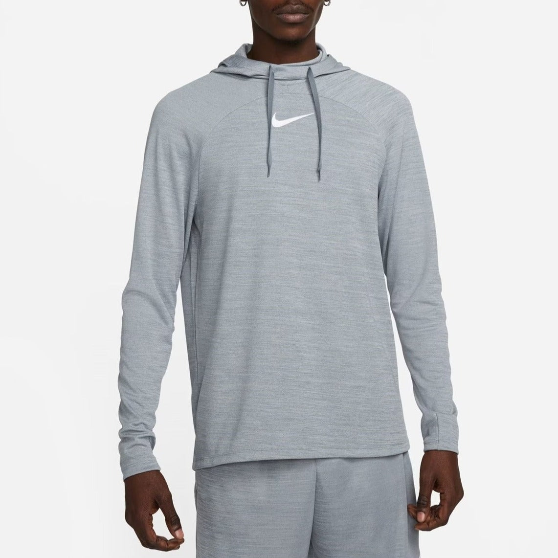 NIKE ACADEMY PRO PULLOVER HOODIE - COOL GREY