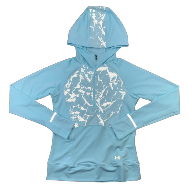 UNDER ARMOUR WOMEN'S ZIP HOODIE - REFLECTIVE BABY BLUE