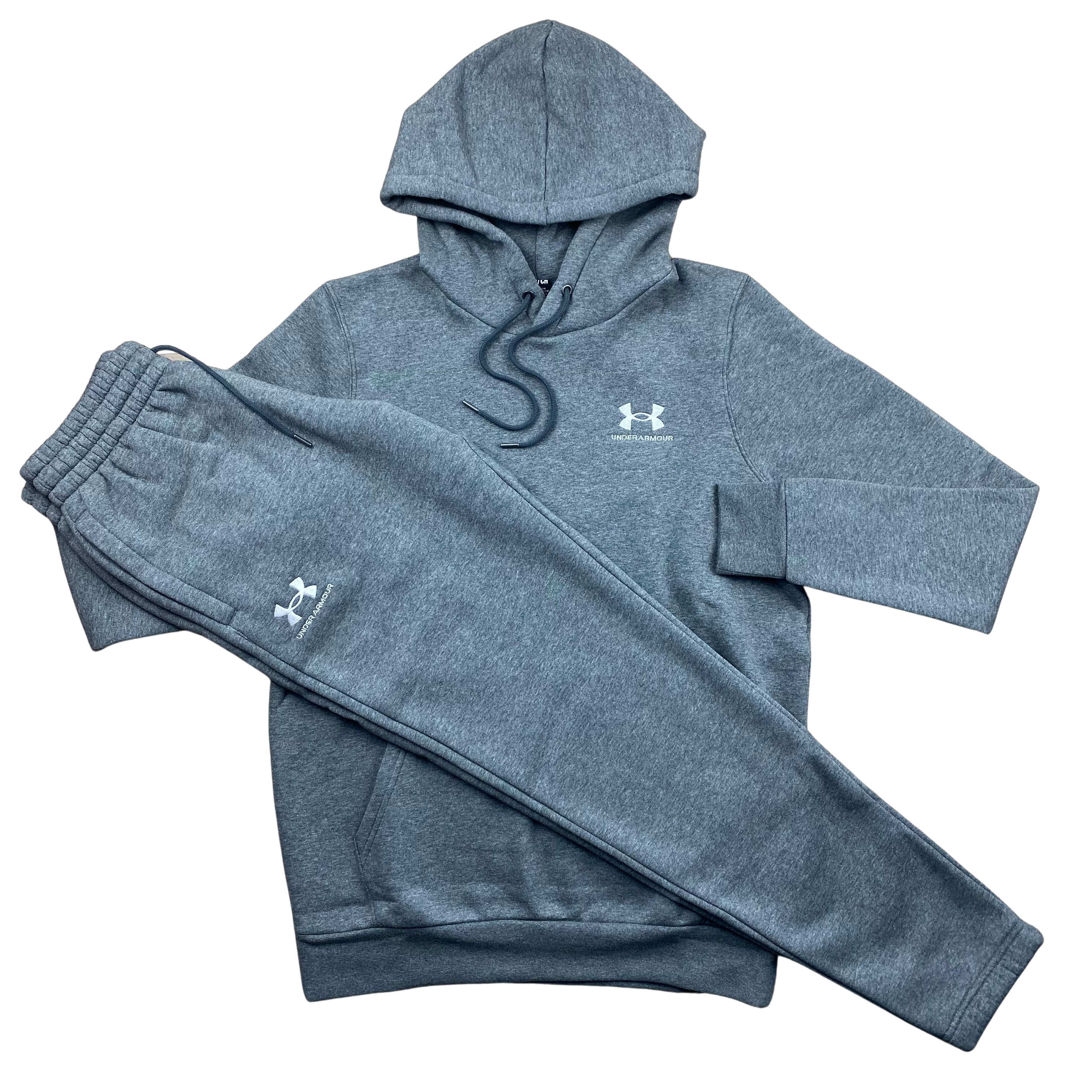 Under Armour Essential Fleece Tracksuit - Grey