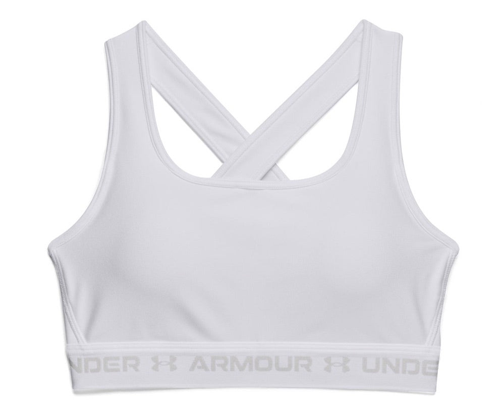 UNDER ARMOUR WOMEN’S CROSSBACK SPORTS BRA - WHITE